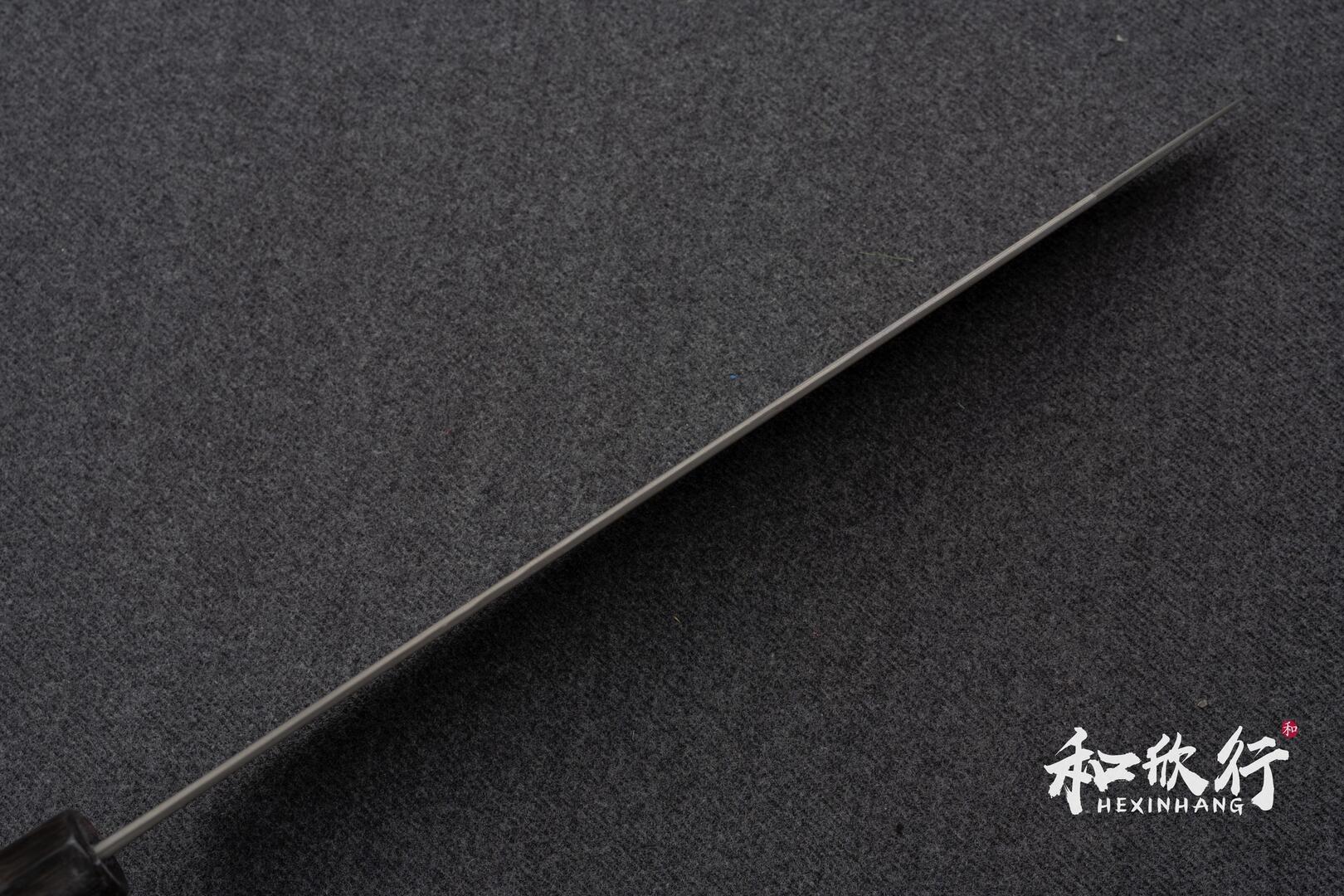二唐刃物鍛造所Nigara Hamono SG2 粉末鋼暗紋大馬士革切付筋引255mm